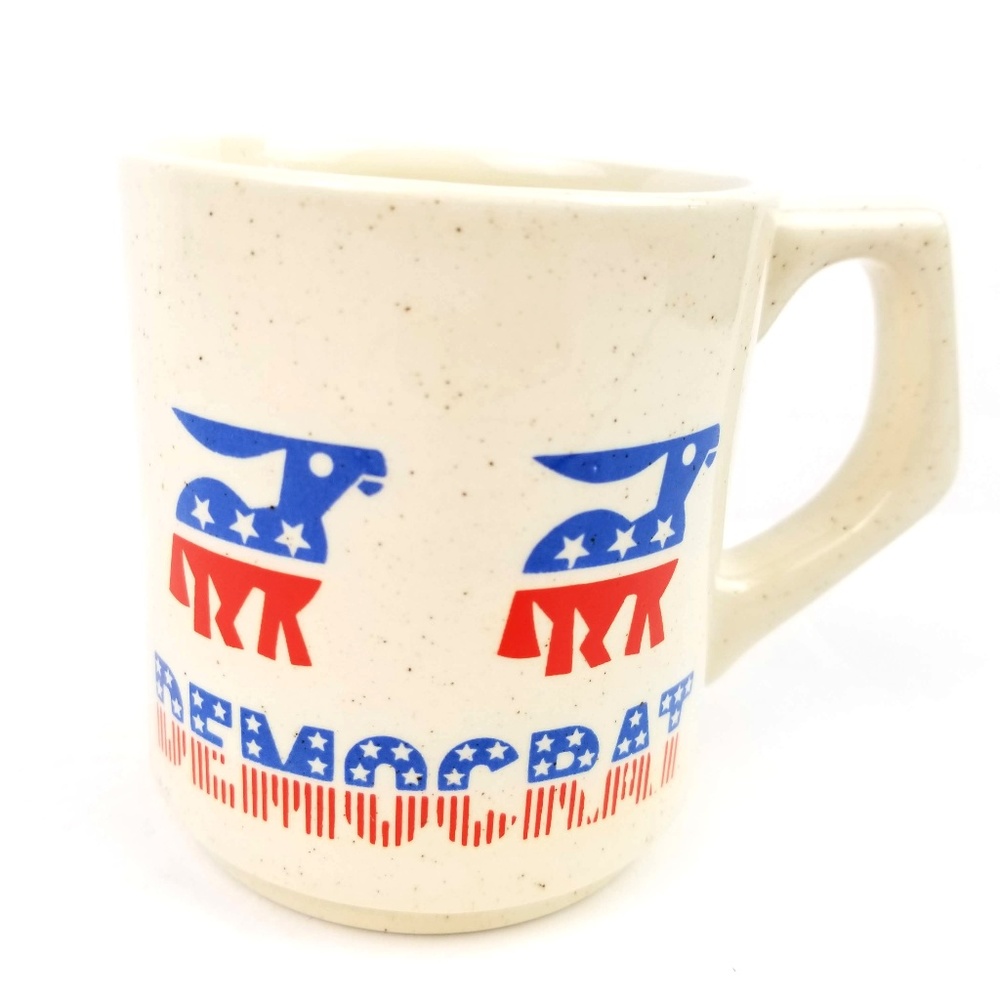 Vintage DEMOCRAT DONKEY Coffee Mug Tea Cup USA